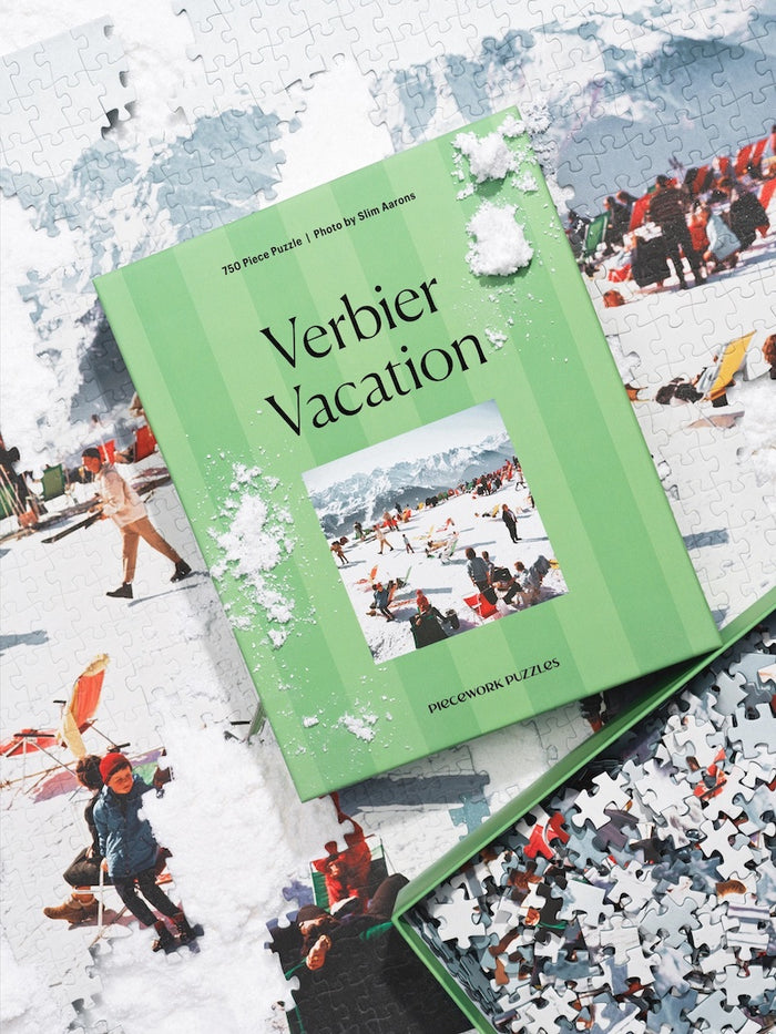 Puzzle Verbier vue détail – Le cadeau ski parfait pour les amoureux de la Suisse – Le Chalet De Heidi